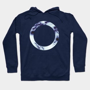 Tie-dye Blue circle Hoodie